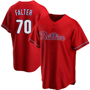 Men's Bailey Falter Philadelphia Phillies Replica Red Alternate Jersey
